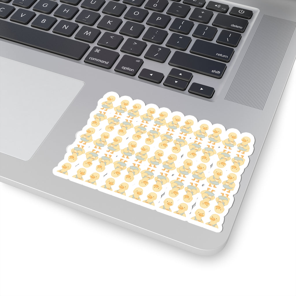 Cute Yellow Chick Pattern Stickers | Kiss-Cut Sticker Sheet