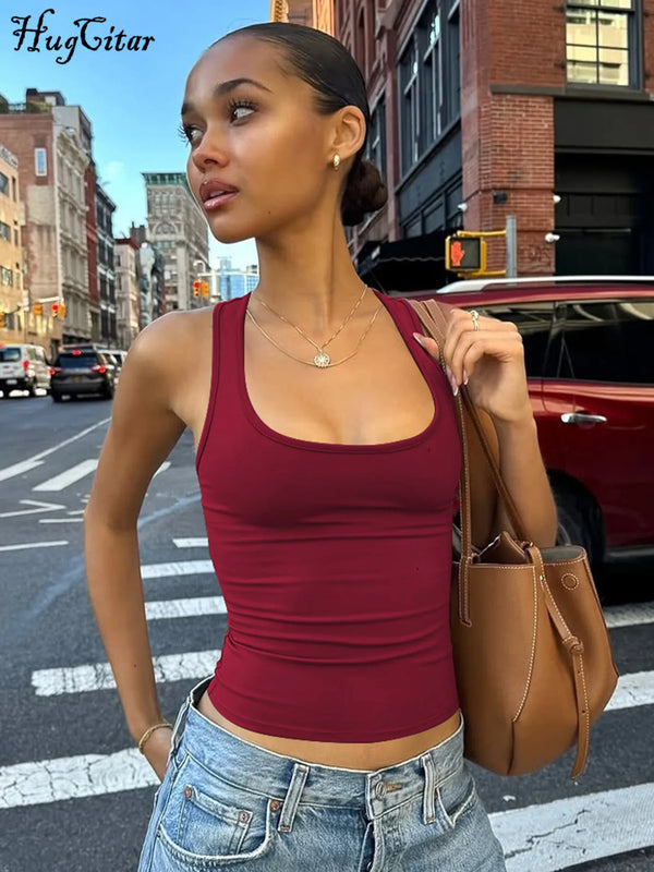 Y2K Chic Crop Tank Top